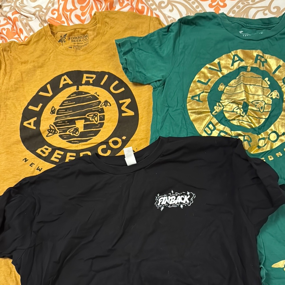 Woman’s brewery shirts - Yellow, Green, Black